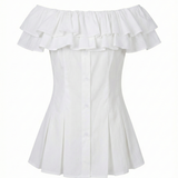 【4/28 18:00~ new open】Frame Peplum Top