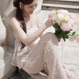 Petal veil lace pants