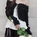 Frill gather bolero