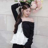 Frill gather bolero