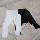 Frill gather bolero