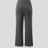 Frill capri pants