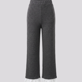 Frill capri pants