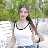 Ribbon rib camisole