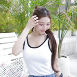 Ribbon rib camisole