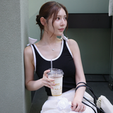 Ribbon rib camisole
