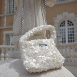 Petal sequins pochette