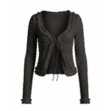 Frill gather bolero